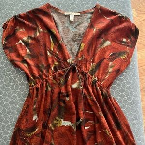 Vintage Floral Knee-length Dress Size M!!